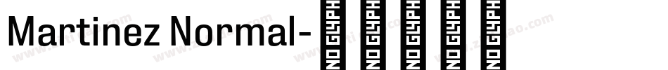 Martinez Normal字体转换